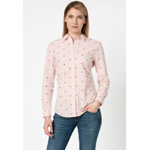 Tommy Hilfiger dámská růžová košile Felicia - 40 (0J6)